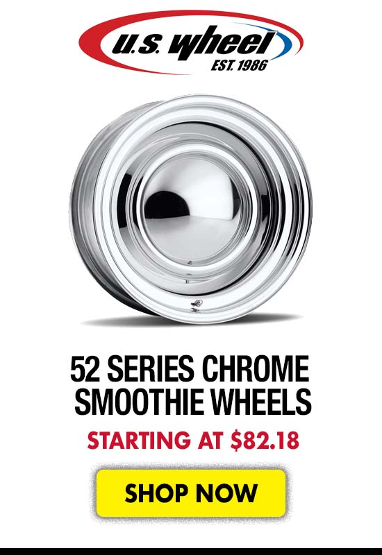 U.S. Wheel 52 Series Chrome Smoothie Wheels - Starting at $82.18