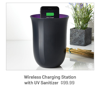 Wireless Charging Station with UV Sanitizer