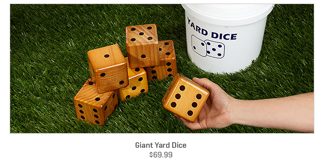 Giant Yard Dice