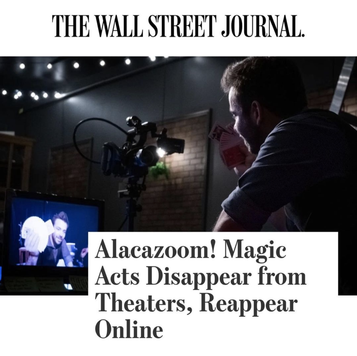 https://www.wsj.com/articles/alacazoom-magic-acts-disappear-from-theaters-reappear-online-11608482754