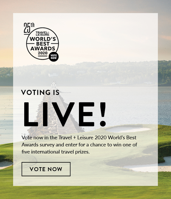 Samoset Resort is nominated in T+L World's Best Awards