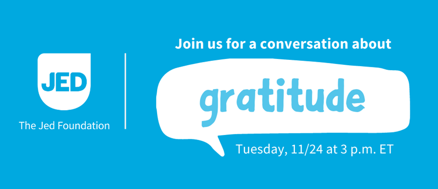 Join us for a conversation about gratitude