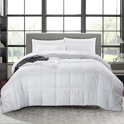 Lightweight Down Alternative Comforter, Duvet Insert, White