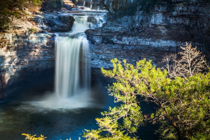 Take This Easy Trail To An Amazing Triple Waterfall In Alabama