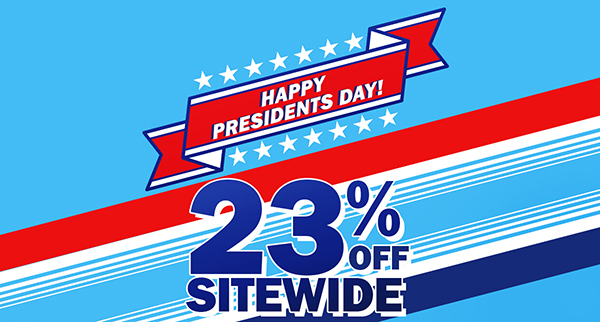 Happy Presidents Day! 23% Off Sitewide Code: 23OFF  - SHOP NOW -