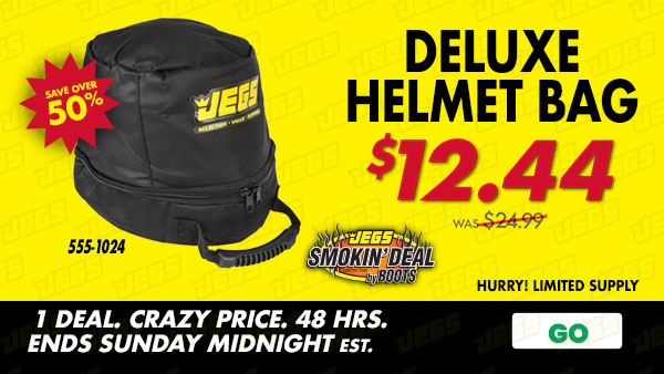 JEGS Deluxe Helmet Bag Now $12.44 Was $24.99