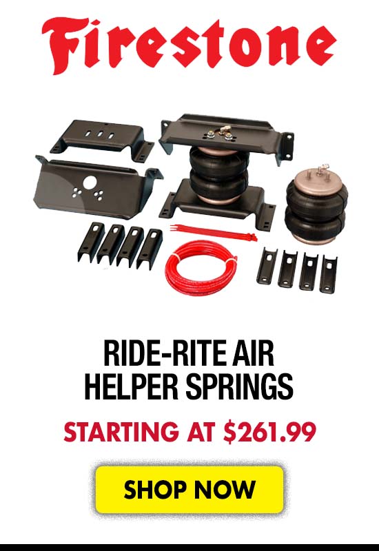 Firestone Ride-Rite Air Helper Springs - Starting at $261.99