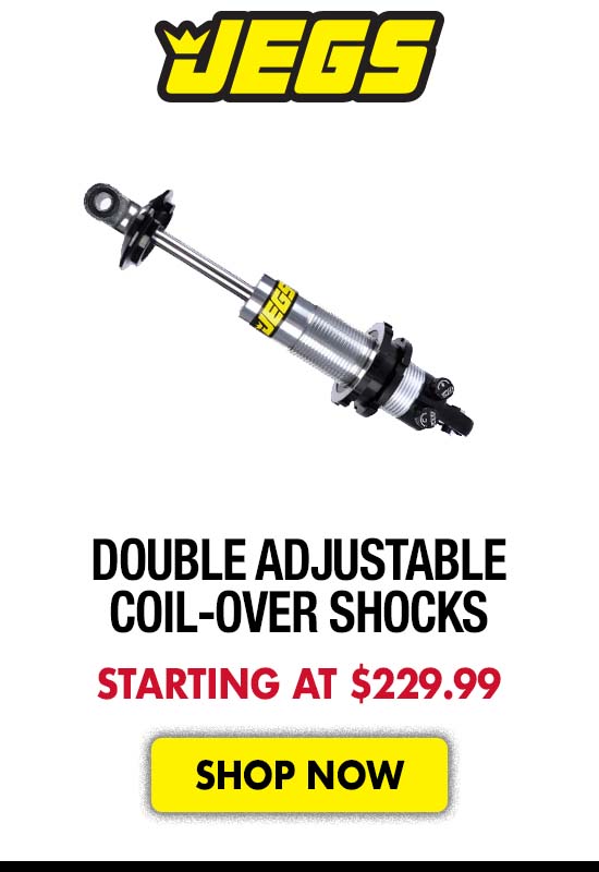 JEGS Double Adjustable Coil-Over Shocks - Starting at $229.99