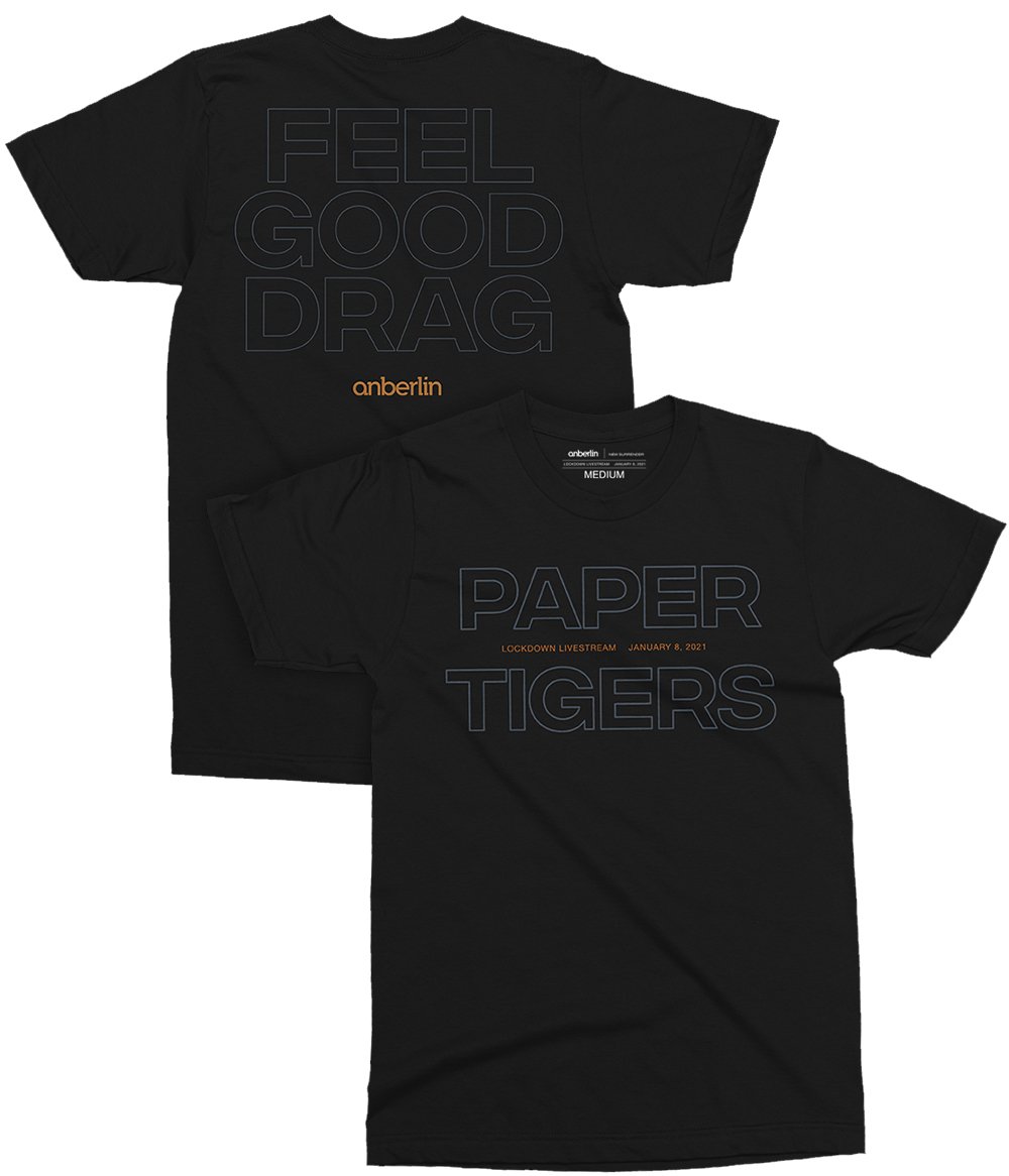 Anberlin Paper Tigers Shirt *PREORDER - SHIPS JAN 29