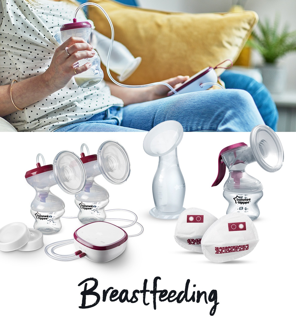 Tommee Tippee Breastfeeding products