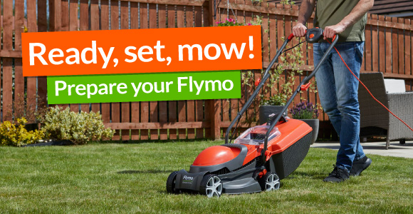 Ready, set, mow! Prepare your Flymo