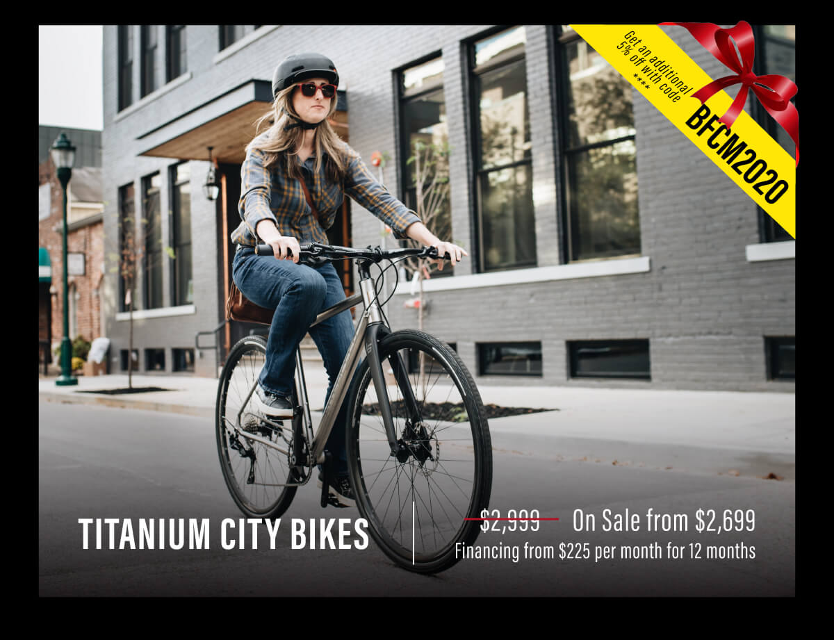 Titanium City Bikes on sale from $2,699