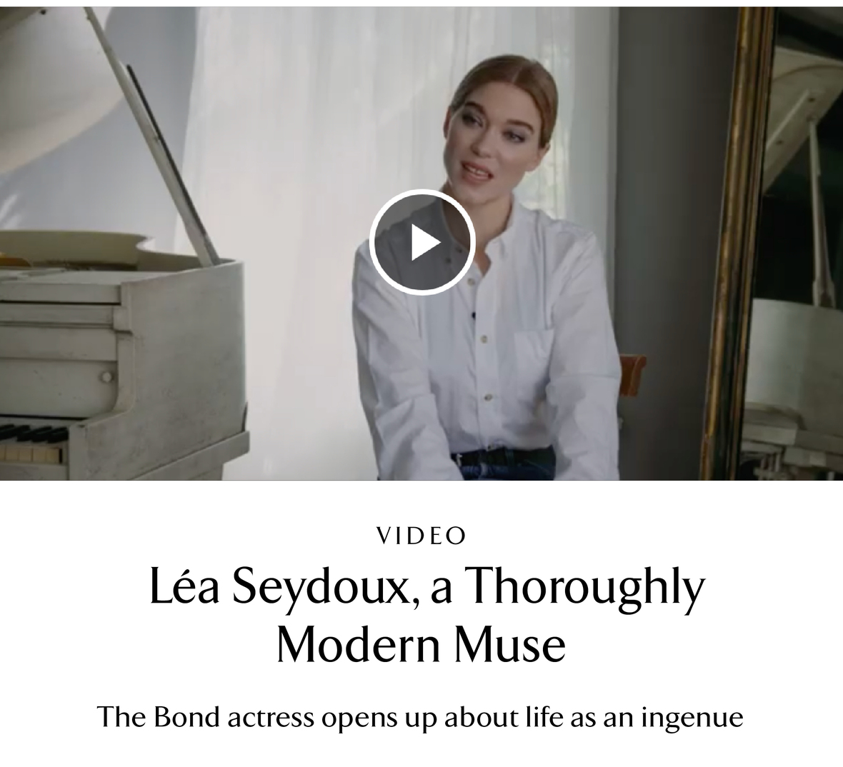 Lea Seydoux Video