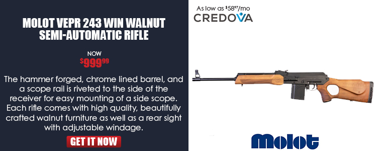 Molot Vepr 243 Win Walnut Semi-Automatic Rifle