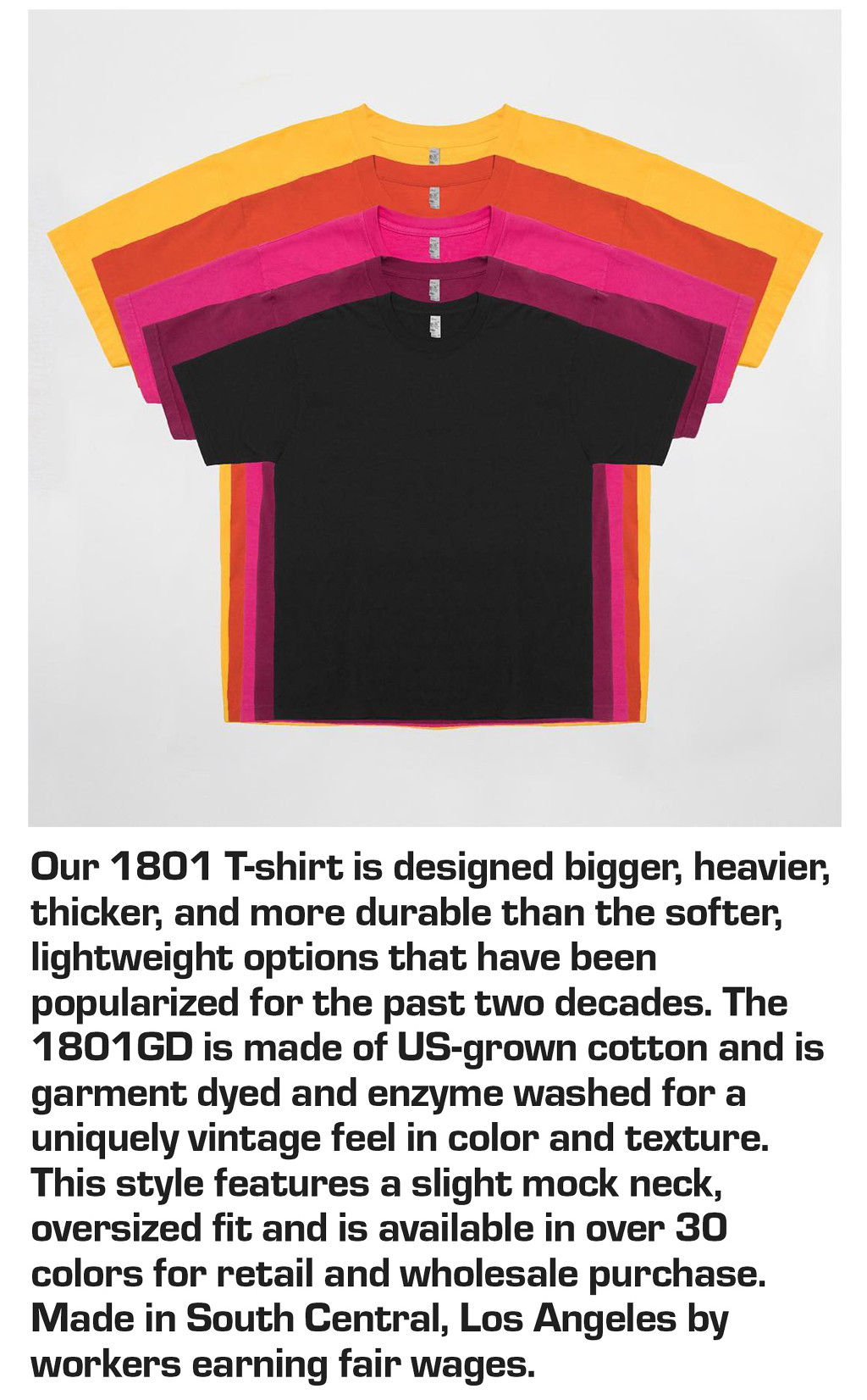 Our 1801 T-Shirt