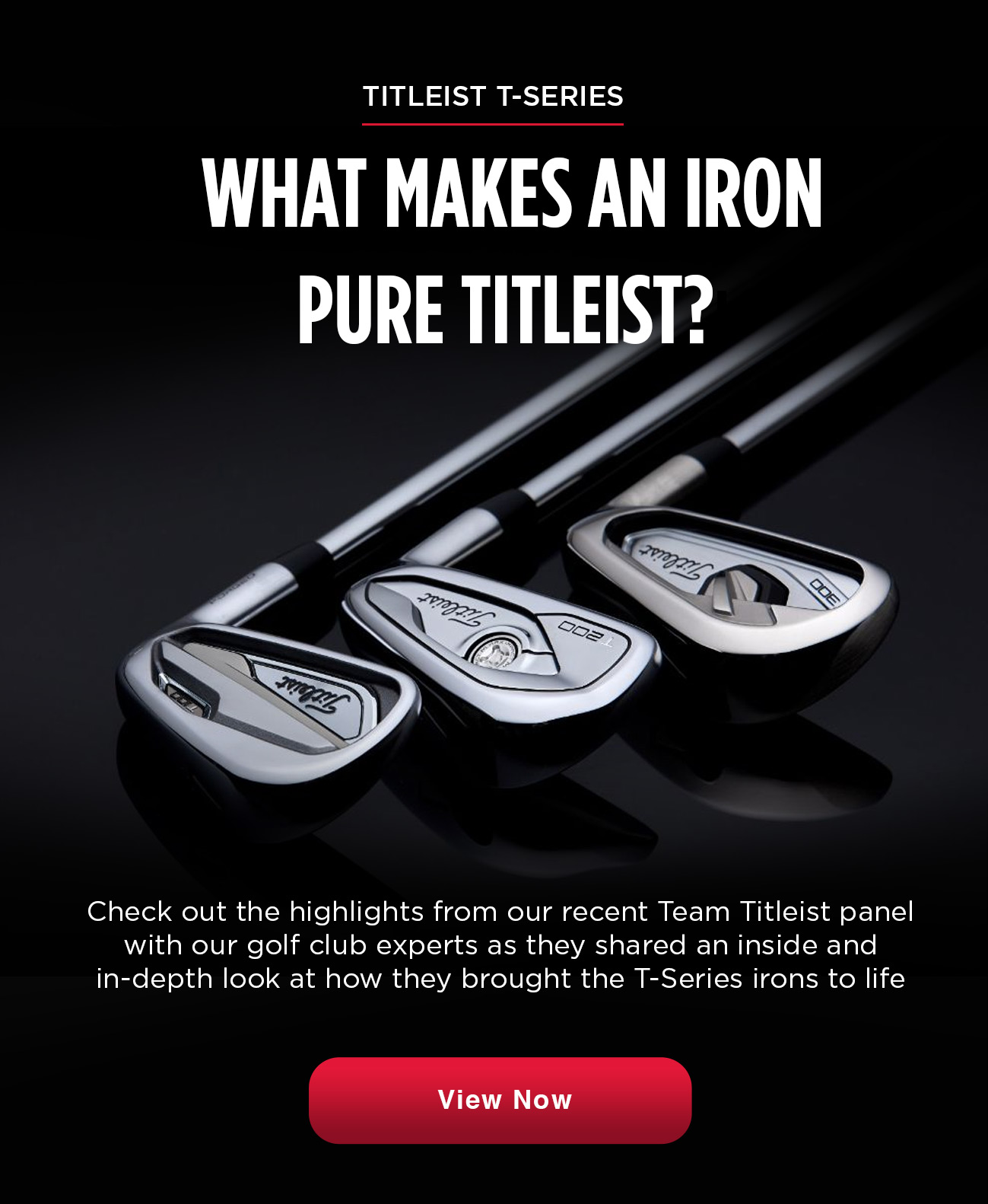 What Makes An Iron Pure Titleist?