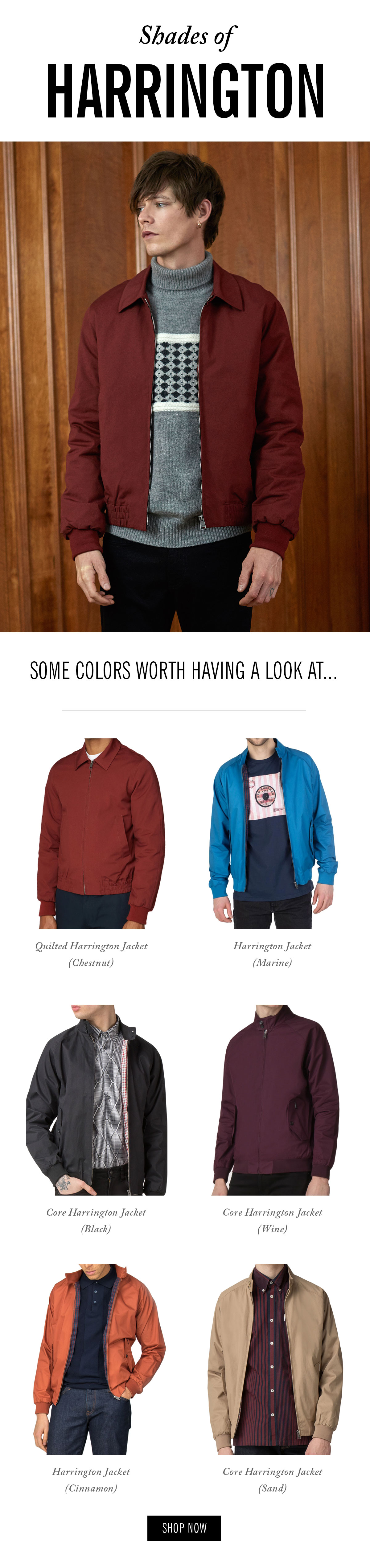 Shades of Harrington | Harrington jackets