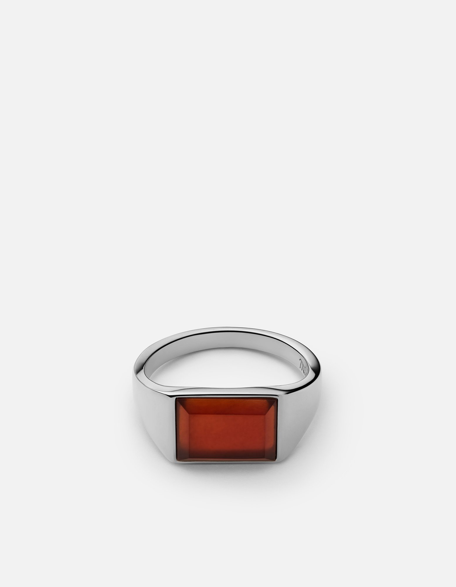 Image of Lennox Agate Ring, Sterling Silver