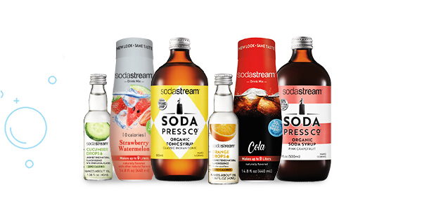 SodaStream flavors lineup
