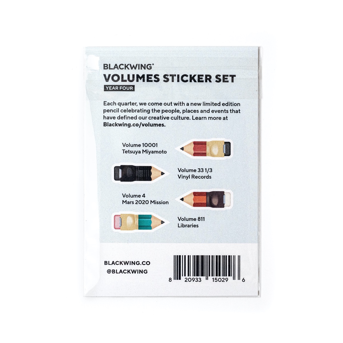 Volumes stickers