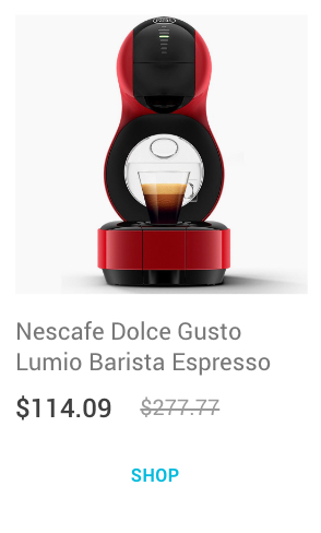 Nescafe Dolce Gusto Lumio Barista Espresso