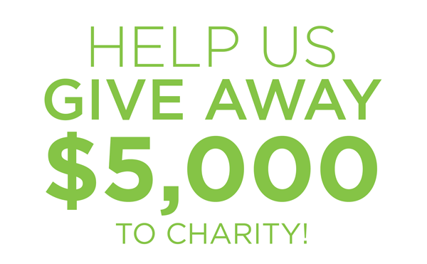Help Us Give Away $5,000 To A Healthcare Charity!