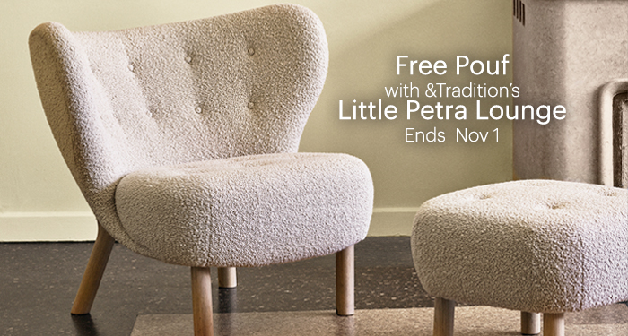 Buy Little Petra Lounge Chair, get a free Pouf