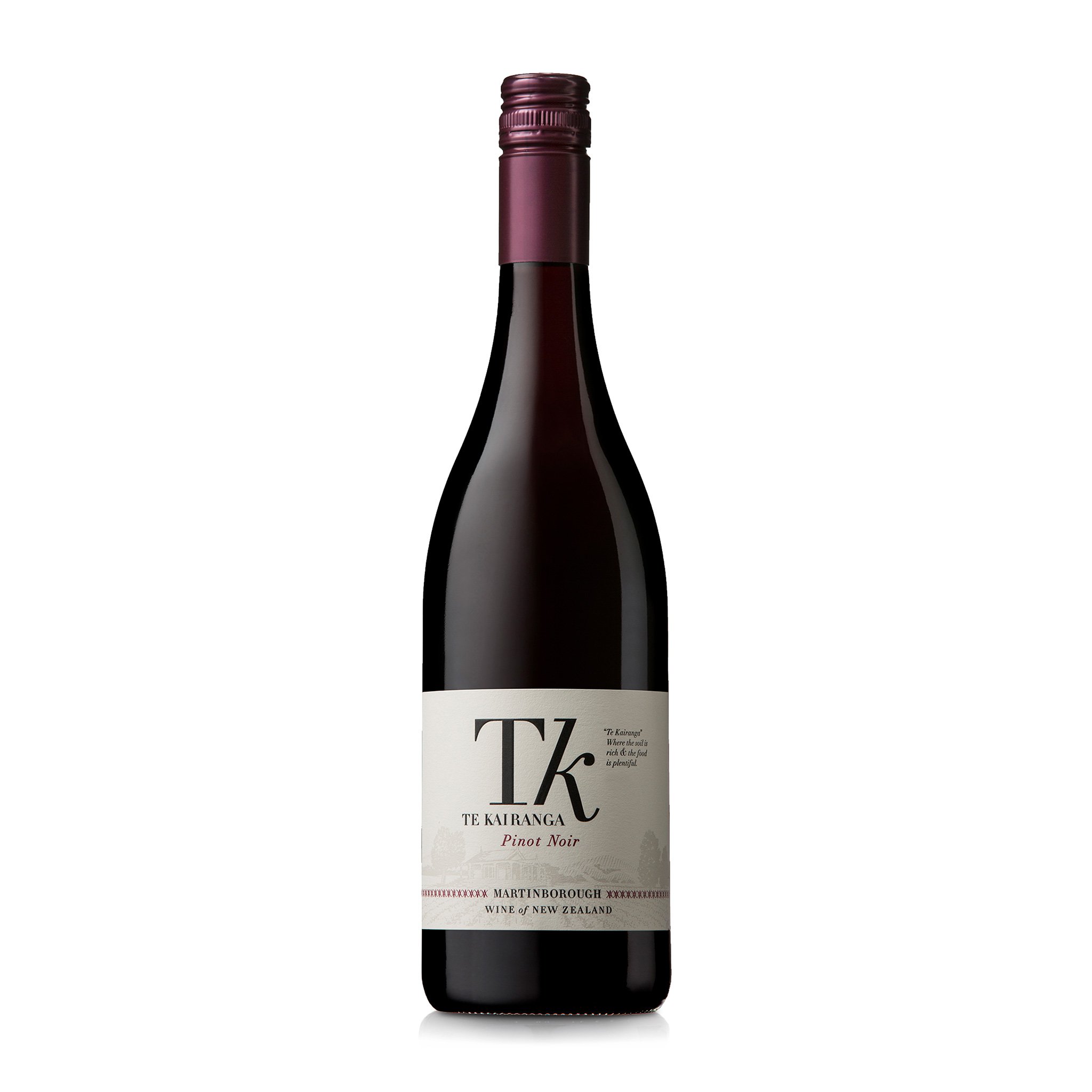Te Kairanga Estate Pinot Noir 2018 6 Bottles