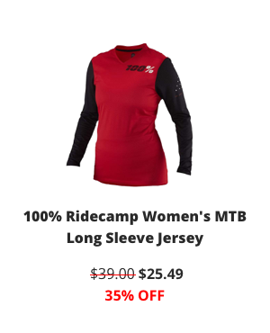 100% Ridecamp Women''s MTB Long Sleeve Jersey