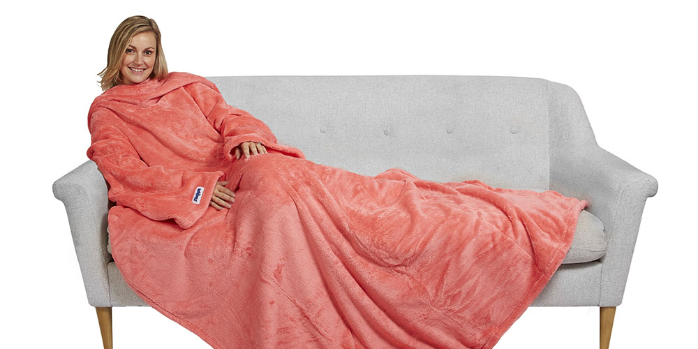 The Slanket? Blanket with Sleeves