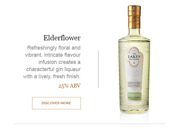 The Lakes Elderflower Gin Liqueur
