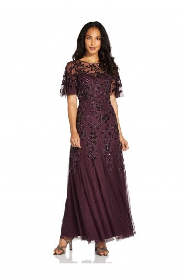 Beaded Long Gown