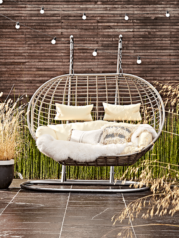 Double Indoor Outdoor Hanging Chair