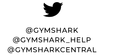 @GYMSHARK, @GYMSHARK_HELP, @GYMSHARKCENTRAL.