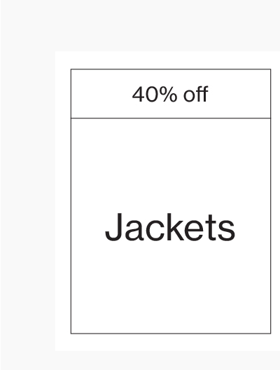 Sale jackets