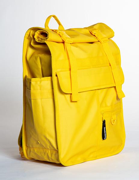 Monochrome Rolltop Backpack Pannier Yellow