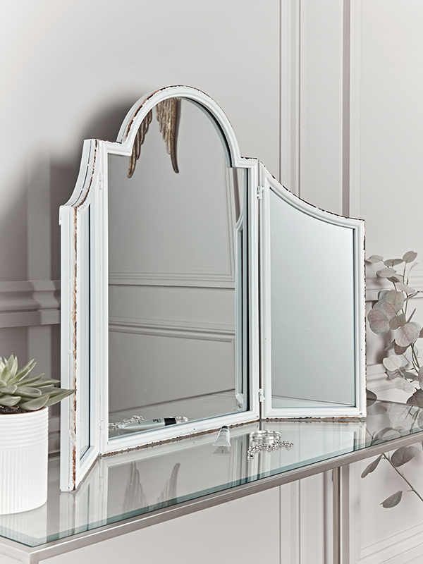 NEW Distressed Dressing Table Mirror