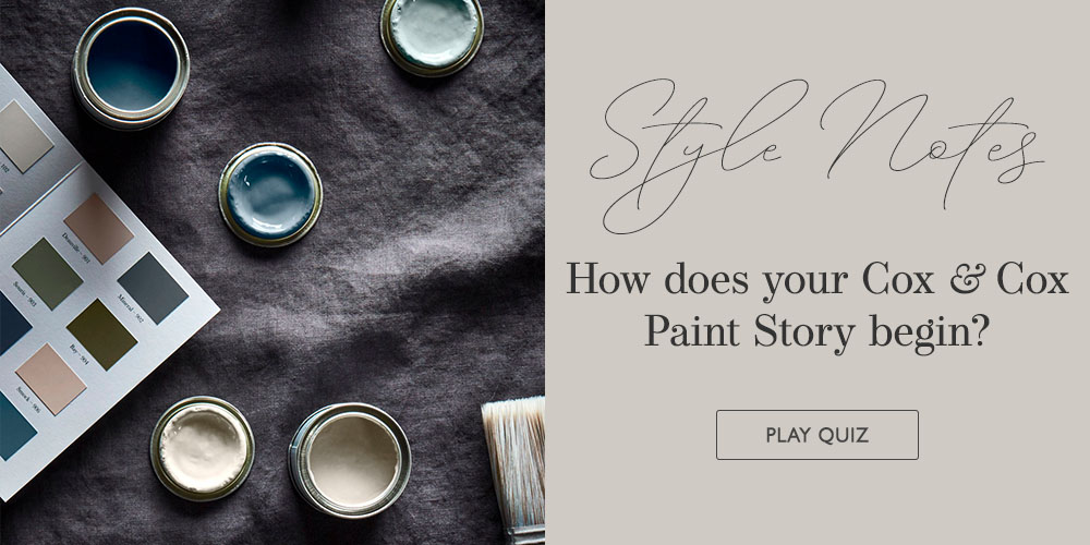 Style Notes: How does your Cox & Cox paint story begin?