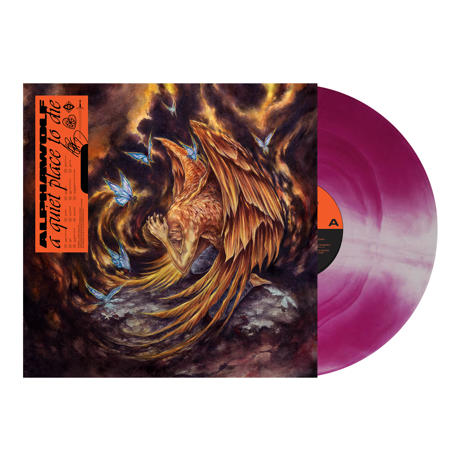 Alpha Wolf - 'A Quiet Place To Die' Purple Galaxy Vinyl