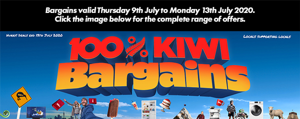 1OOpc Kiwi Bargains EDM Banner July 2020