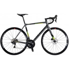 CLX Evo Ultegra Disc Road Bike - Satin Grey, Green & Yellow (2019)
