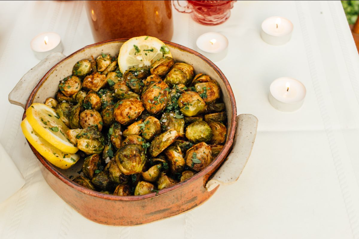 Berbere Roasted Brussels Sprouts