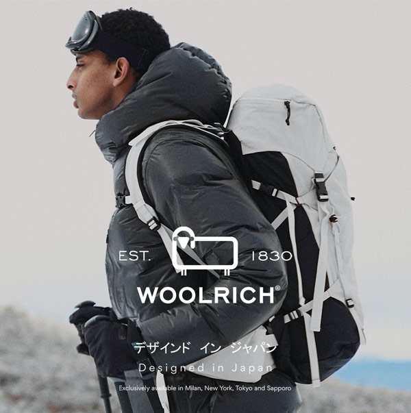 Woolrich Designed in Japan. Exclusively available in Milan, New York, Tokyo and Sapporo. Inspired by Woolrich heritage, driven by forward-looking focus on sustainability, and guided by innovation as a tool to create versatility and functionality: meet the brand-new Woolrich Outdoor Label - Designed in Japan collection. Breathable fabrics and technical details create a fresh new look for nature lovers and urban pioneers. Discover the collection.
