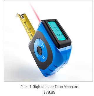 2-in-1 Digital Laser Tape Measure