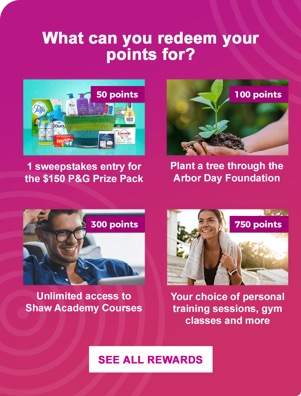 What can you redeem your points for?