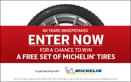 Discount Tire Anniversary Sweepstakes!