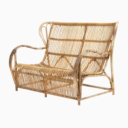 Image of Bamboo Sofa from R. Wengler, 1960s