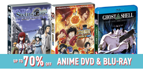 ANIME DVD & BLU-RAY (up to 70% off)
