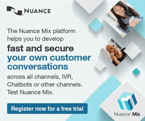 Nuance Fast and secure your own customer conversations advert
