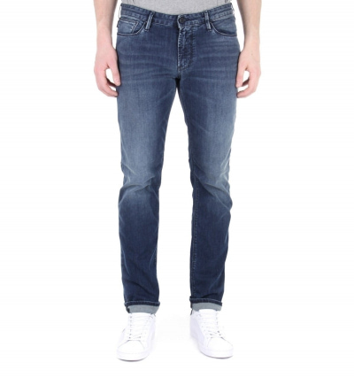 Emporio Armani Mid Blue Denim Wash J06 Slim Fit Jeans